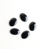 Hematite Oval Single Bevel Buff Top (SBBT) AAA Grade Both Side Polished Size 13x18 mm 30 Pcs Weight 319 Cts