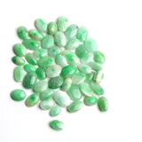 Jade Oval Cabochon Both Side Polished AAA Grade Mix Size 45 Pcs Weight 95 Cts
