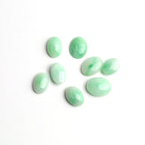 Jade Oval Cabochon Both Side Polished AAA Grade Mix Size 10 Pcs Weight 55 Cts