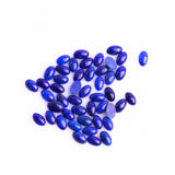 Lapis Lazuli Oval Cabochon AAA Grade Flat Back Size 3x5 mm 200 Pcs Weight 36 Cts