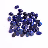 Lapis Lazuli Oval Cabochon AAA Grade Flat Back Size 4x6 mm 200 Pcs Weight 72 Cts