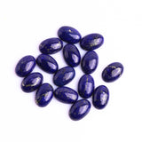 Lapis Lazuli Oval Cabochon AAA Grade Flat Back Size 8x12 mm 50 Pcs Weight 150 Cts