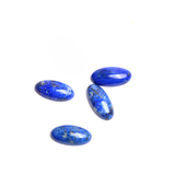 Lapis Lazuli Oval Cabochon AAA Grade Flat Back Size 10x20x5 mm 15 Pcs Weight 135 Cts