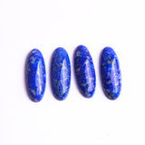 Lapis Lazuli Oval Cabochon AAA Grade Flat Back Size 9x25x5 mm Lot of 25 Pcs Weight 281 Cts