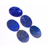 Lapis Lazuli Oval Flat Top Straight Side (FTSS) AAA Grade Both Side Polished Size 20x30x2 mm Lot of 15 Pcs Weight 229 Cts