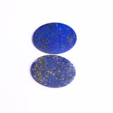 Lapis Lazuli Oval Flat Top Straight Side (FTSS) AAA Grade Both Side Polished Size 20x30x2 mm Lot of 15 Pcs Weight 229 Cts