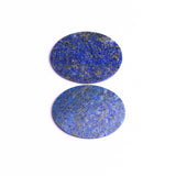 Lapis Lazuli Oval Flat Top Straight Side (FTSS) AAA Grade Both Side Polished Size 30x40x2.0-2.5 mm Lot of 10 Pcs Weight 311 Cts