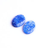 Lapis Lazuli Oval Single Bevel Buff Top (SBBT) AA Grade Flat Back Size 13x18x3 mm Lot Of 25 Pcs Weight 178 Cts