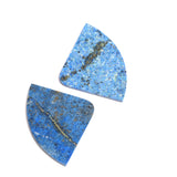 Lapis Lazuli Fancy Shape Both Side Polished AAA Grade Size 34x45 mm 5 Pcs Weight 162 Cts