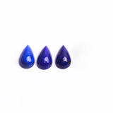 Lapis Lazuli Pear Cabochon AAA Grade Both Side Polished Size 5x8 mm 50 Pcs Weight 36 Cts