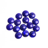 Lapis Lazuli Round Cabochon AAA Grade Flat Back Size 14x14x4.5-5.0 mm Lot of 27 Pcs Weight 205 Cts