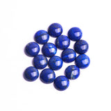 Lapis Lazuli Round Cabochon AAA Grade Flat Back Size 14x14x6 mm Lot of 23 Pcs Weight 246 Cts