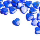 Lapis Lazuli Heart Double Buff AAA Grade Size 12x12x3 mm Lot of 55 Pcs Weight 193 Cts