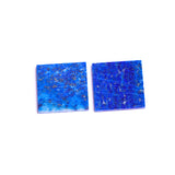 Lapis Lazuli Square Flat Top Straight Side (FTSS) AA Grade Both Side Polished Size 25x25 mm Lot of 14 Pcs Weight 316 Cts