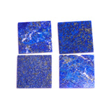 Lapis Lazuli Square Flat Top Straight Side (FTSS) AAA Grade Both Side Polished Size 35x35 mm Lot of 12 Pcs Weight 457 Cts