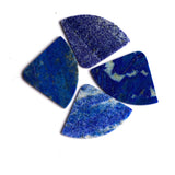 Lapis Lazuli Fancy Shape Both Side Polished AAA Grade Size 45x32x2.5 mm 10 Pcs Weight 304 Cts