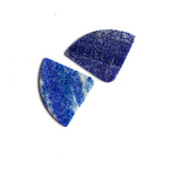 Lapis Lazuli Fancy Shape Both Side Polished AAA Grade Size 45x32x2.5 mm 10 Pcs Weight 304 Cts