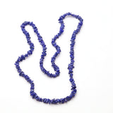 Lapis Lazuli Uncut Necklace 34 Inches A Grade