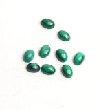 Malachite Oval Cabochon AAA Grade Flat Back Size 4x6x3 MM 200 Pcs Weight 145 Cts