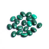 Malachite Oval Double Buff AAA Grade Size 10x14x5.5-6.0 MM Lot of 41 Pcs Weight 237 Cts