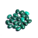 Malachite Oval Double Buff AAA Grade Size 10x14x5.5-6.0 MM Lot of 41 Pcs Weight 237 Cts