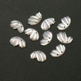 MOP (Mother of Pearl) Fancy Carving Drilled Both Side Polished AAA Grade 10 Pcs