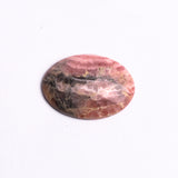 Rhodochrosite Oval Cabochon AAA Grade Flat Back Size 25x32 mm Lot Of 3 Pcs Weight 115 Cts