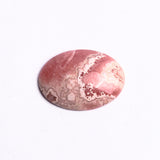 Rhodochrosite Oval Cabochon AAA Grade Flat Back Size 25x32 mm Lot Of 3 Pcs Weight 115 Cts