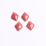 Rhodochrosite Rhombus Cabochon AAA Grade Flat Back Size 12x15 mm Lot Of 4 Pcs Weight 21 Cts