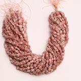 Rhodochrosite Irregular Nugget Length-16 Inch 5 Strand