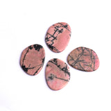 Rhodonite Fancy Flat Top Straight Side (FTSS) Both Side Polished AAA Grade Size 20x30 MM Lot Of 10 Pcs Weight 209 Cts