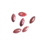 Rhodonite Marquise Cabochon AAA Grade Both Side Polished Size 5x10 mm 50 Pcs Weight 69 Cts