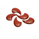 Red Jasper Fancy Shape Top Side Drilled Both Side Polished AAA Grade Size 46x34x7 mm 2 Pcs Weight 160 Cts