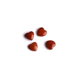 Red Jasper Double Buff Heart Both Side Polished AAA Grade Size 12 MM 50 Pcs Weight 291 Cts