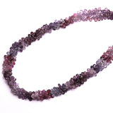 Multi Spinel Faceted Badamcha Twisted 3 Line Necklace AAA Grade Weight 252 Cts