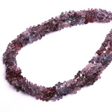 Multi Spinel Faceted Badamcha Twisted 6 Line Necklace AAA Grade Weight 348 Cts