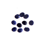 Sodalite Oval Single Bevel Buff Top (SBBT) AAA Grade Flat Back Size 10x12x2.0-3.0 mm 30 Pcs Weight 75 Cts