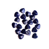 Sodalite Heart Single Bevel Both Side Polished AAA Grade Size 12x12 mm 30 Pcs Weight 94 Cts