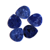 Sodalite Fancy Flat Top Straight Side (FTSS) Both Side Polished AAA Grade Size 32x30x2.0-2.5 MM 10 Pcs Weight 171 Cts