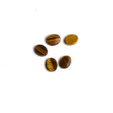 Tiger Eye Oval Single Bevel Buff Top (SBBT) AAA Grade Both Side Polished Size 8x10 mm 50 Pcs Weight 92 Cts