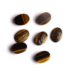 Tiger Eye Oval Cabochon Carved AAA Grade Both Side Polished Size 13x18x6.0-6.5 mm 20 Pcs Weight 210 Cts