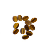 Tiger Eye Oval Flat Top Straight Side (FTSS) AAA Grade Both Side Polished Size 10x14x2 mm 50 Pcs Weight 146 Cts