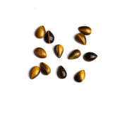 Tiger Eye Pear Cabochon AAA Grade Both Side Polished Size 7x10 mm Lot of 195 Pcs Weight 322 Cts