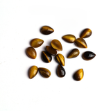 Tiger Eye Pear Cabochon AAA Grade Both Side Polished Size 7x10 mm Lot of 195 Pcs Weight 322 Cts