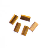 Tiger Eye Rectangle Flat Top Straight Side (FTSS) Both Side Polished AAA Grade Size 8x16 MM Lot of 40 Pcs Weight 134 Cts