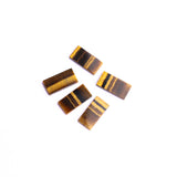 Tiger Eye Rectangle Flat Top Straight Side (FTSS) Both Side Polished AAA Grade Size 8x16 MM 50 Pcs Weight 168 Cts