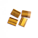 Tiger Eye Rectangle Flat Top Straight Side (FTSS) Both Side Polished AAA Grade Size 15x20 MM 20 Pcs Weight 212 Cts