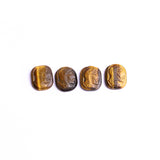 Tiger Eye Cushion Shape Carved AAA Grade Both Side Polished Size 14x16x5.5 MM 10 Pcs Weight 108 Cts