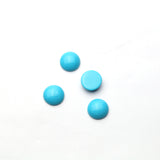 Turquoise (Reconstructed) Round Cabochon AAA Grade Both Side Polished Size 11 MM 20 Pcs Weight 62 Cts