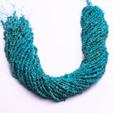 Turquoise (Arizona) Uncut Strand Length-16 Inch 5 Strand